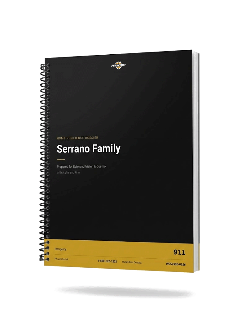 HRDCOPY Home Resilience Dossier — coil-bound emergency manual